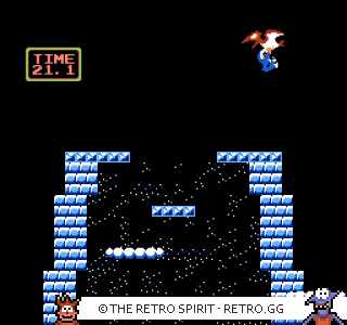 Game screenshot of Ice Climber