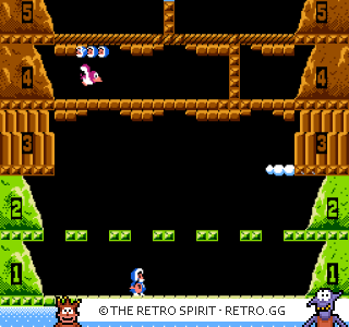 Game screenshot of Ice Climber