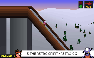 Game screenshot of Deluxe Ski Jump