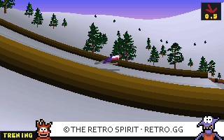 Game screenshot of Deluxe Ski Jump