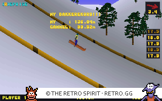 Game screenshot of Deluxe Ski Jump