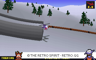 Game screenshot of Deluxe Ski Jump