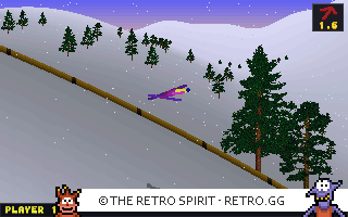 Game screenshot of Deluxe Ski Jump