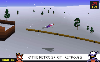 Game screenshot of Deluxe Ski Jump