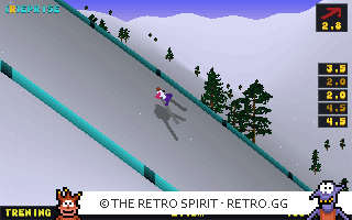 Game screenshot of Deluxe Ski Jump