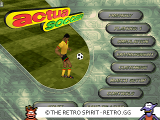 Game screenshot of Actua Soccer