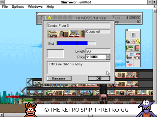 Game screenshot of SimTower: The Vertical Empire