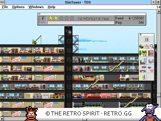 Game screenshot of SimTower: The Vertical Empire