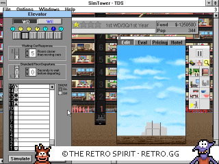 Game screenshot of SimTower: The Vertical Empire