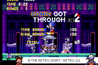 Game screenshot of Sonic the Hedgehog 3