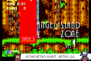 Game screenshot of Sonic the Hedgehog 3