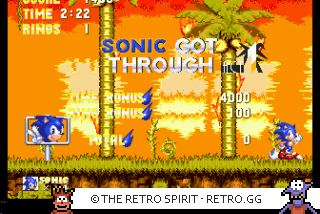 Game screenshot of Sonic the Hedgehog 3