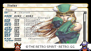 Game screenshot of Valkyrie Profile