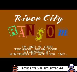 Game screenshot of River City Ransom