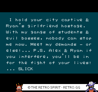 Game screenshot of River City Ransom