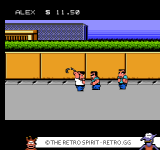 Game screenshot of River City Ransom