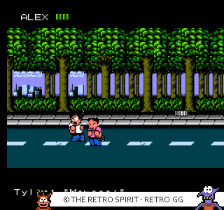 Game screenshot of River City Ransom