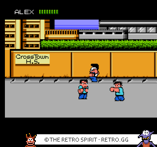 Game screenshot of River City Ransom