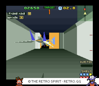 Game screenshot of Star Fox 2