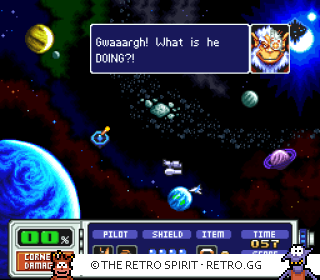 Game screenshot of Star Fox 2