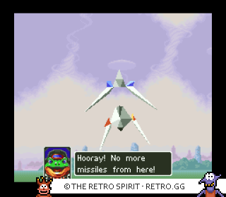 Game screenshot of Star Fox 2