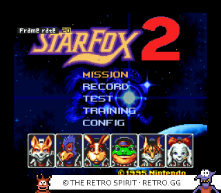 Game screenshot of Star Fox 2