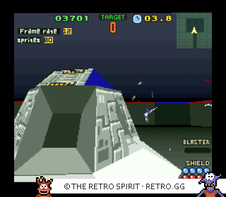 Game screenshot of Star Fox 2