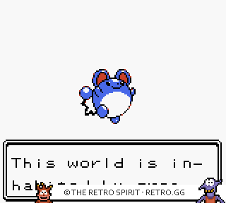 Game screenshot of Pokémon Silver Version