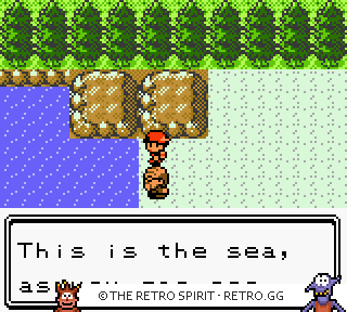 Game screenshot of Pokémon Silver Version