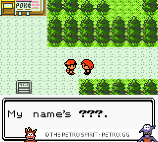 Game screenshot of Pokémon Silver Version