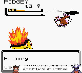 Game screenshot of Pokémon Silver Version