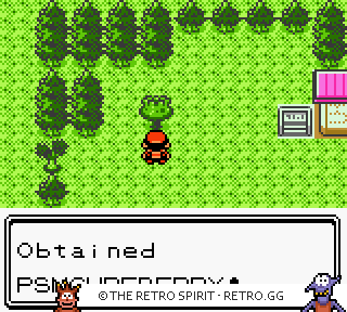 Game screenshot of Pokémon Silver Version