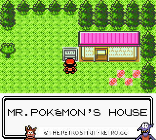 Game screenshot of Pokémon Silver Version