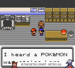 Game screenshot of Pokémon Silver Version