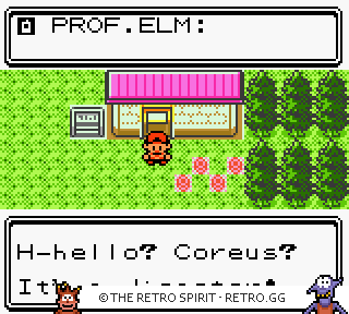 Game screenshot of Pokémon Silver Version