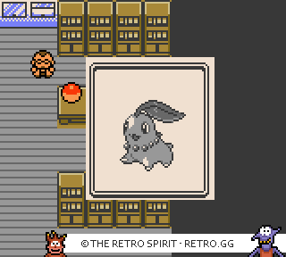 Game screenshot of Pokémon Silver Version