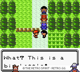 Game screenshot of Pokémon Silver Version