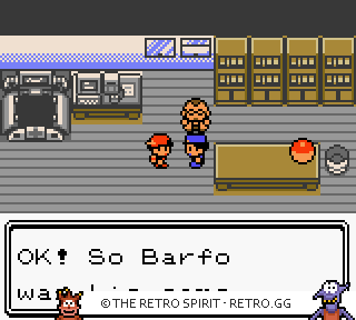 Game screenshot of Pokémon Silver Version