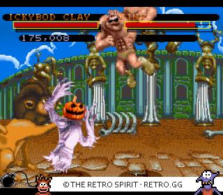 Game screenshot of Clay Fighter