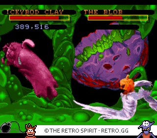 Game screenshot of Clay Fighter