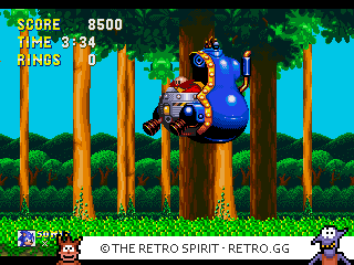 Game screenshot of Sonic & Knuckles