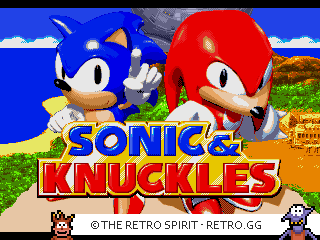 Game screenshot of Sonic & Knuckles