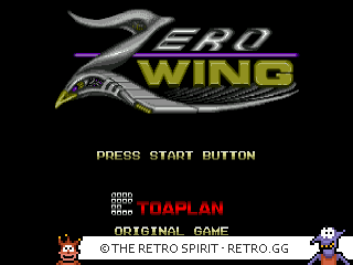 Game screenshot of Zero Wing