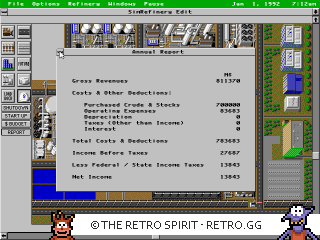 Game screenshot of SimRefinery