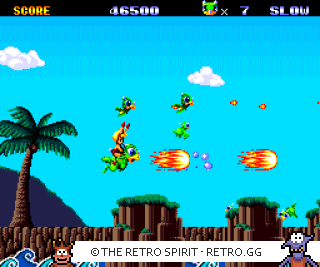 Game screenshot of Keio Flying Squadron