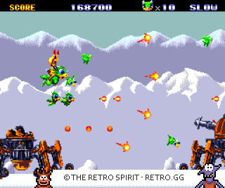 Game screenshot of Keio Flying Squadron