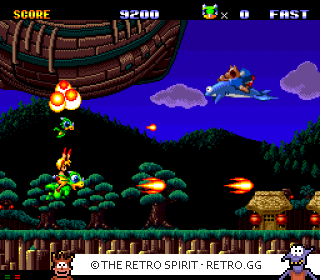 Game screenshot of Keio Flying Squadron