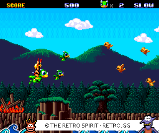 Game screenshot of Keio Flying Squadron