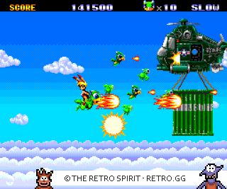 Game screenshot of Keio Flying Squadron