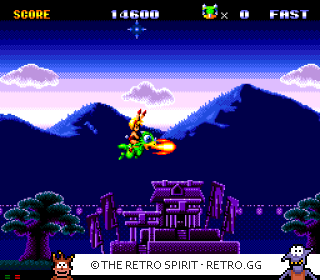 Game screenshot of Keio Flying Squadron